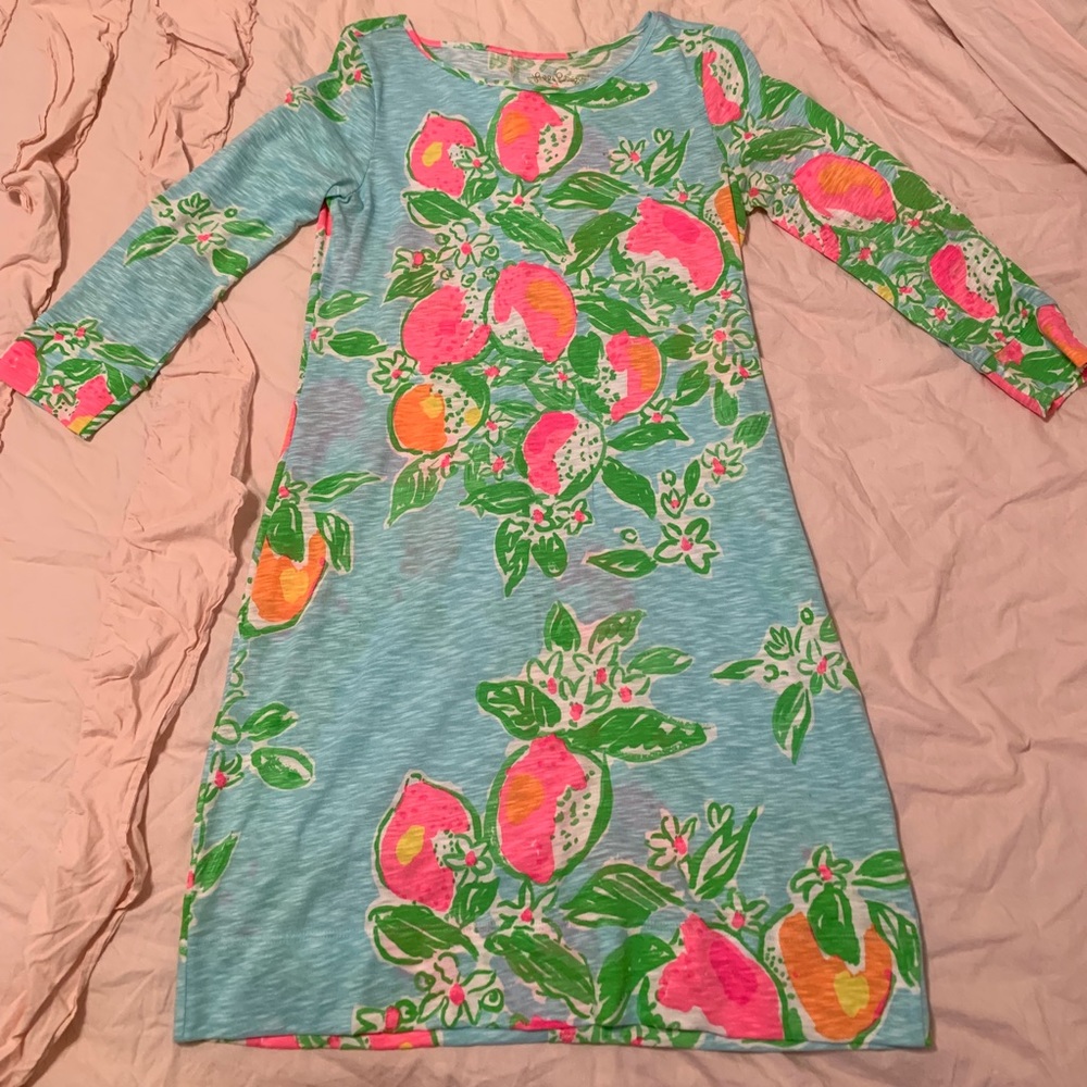 Lilly Pulitzer Marlowe in Pool Blue Pink Lemonade